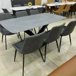 Bàn Ăn Mặt Đá Ghế Nelson 6 ghế