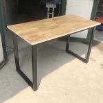 Bàn Chữ U Mặt Gỗ Cao Su Đẹp