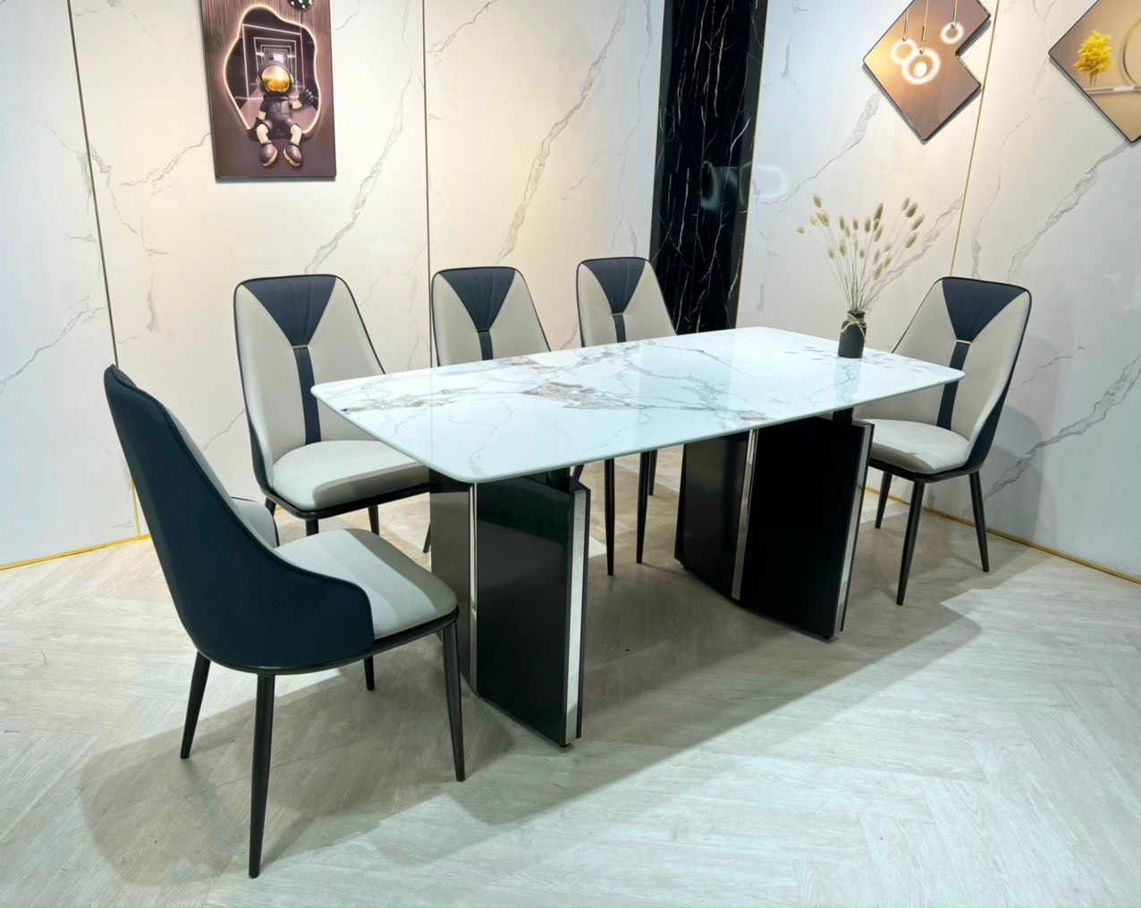 Bàn đôi nẹp inox