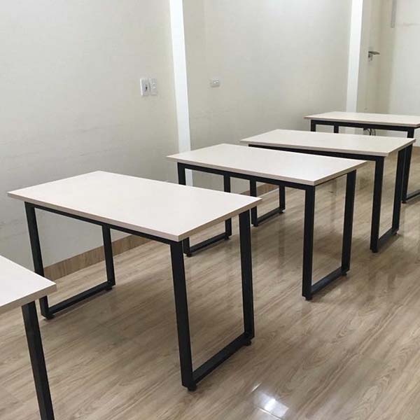 Bàn Làm Việc Chữ U Chân Sắt Bàn Làm Việc Chữ U Chân Sắt