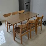 Hình Ảnh Bộ Bàn Ăn Mango 6 Ghế Gỗ Tự Nhiên