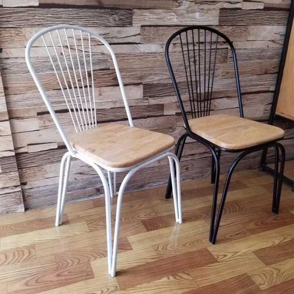 Ghế Cafe Sắt Tolix Mặt Gỗ Ghế Cafe Sắt Tolix Mặt Gỗ