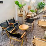 Ghế xếp thư giãn tay gỗ khung sắt sơn tĩnh điện